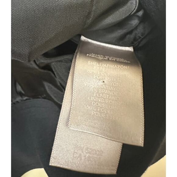 Black Single Breasted Long Sleeve Collared Blazer Jacket Size 6 - Picture 7 of 10